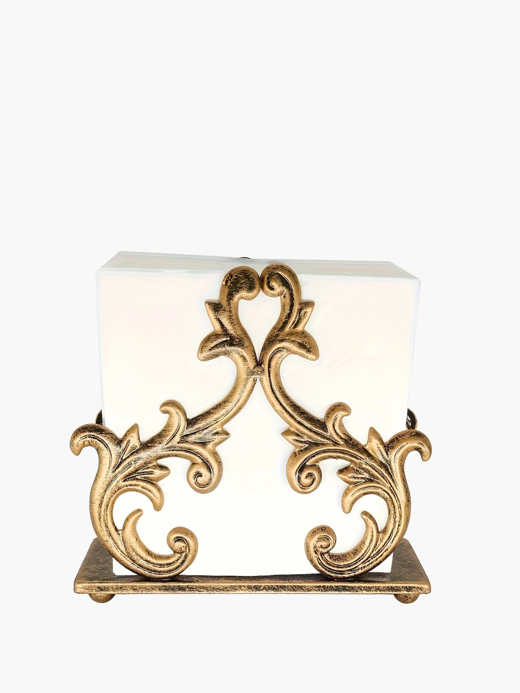 Elegant Bronze Baroque Napkin Holder
