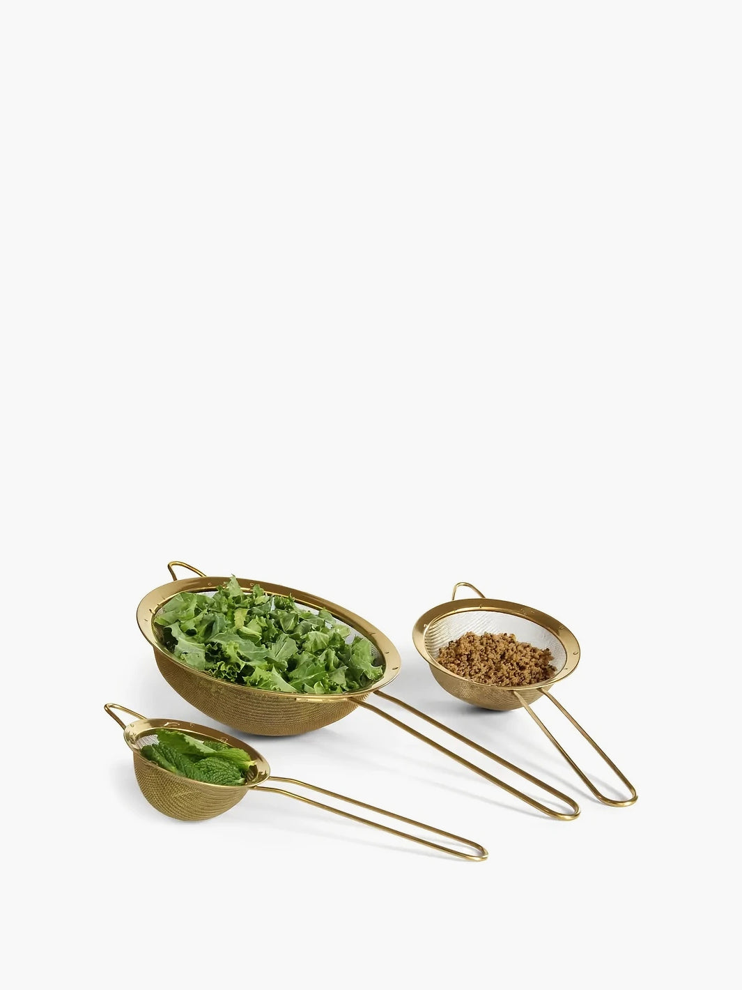 Golden Stainless Strainer Set of 3