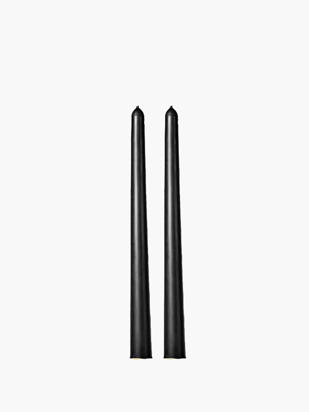 Black 45cm Taper Candles