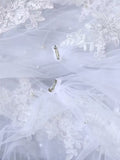 Elegant Bridal Cape Veil
