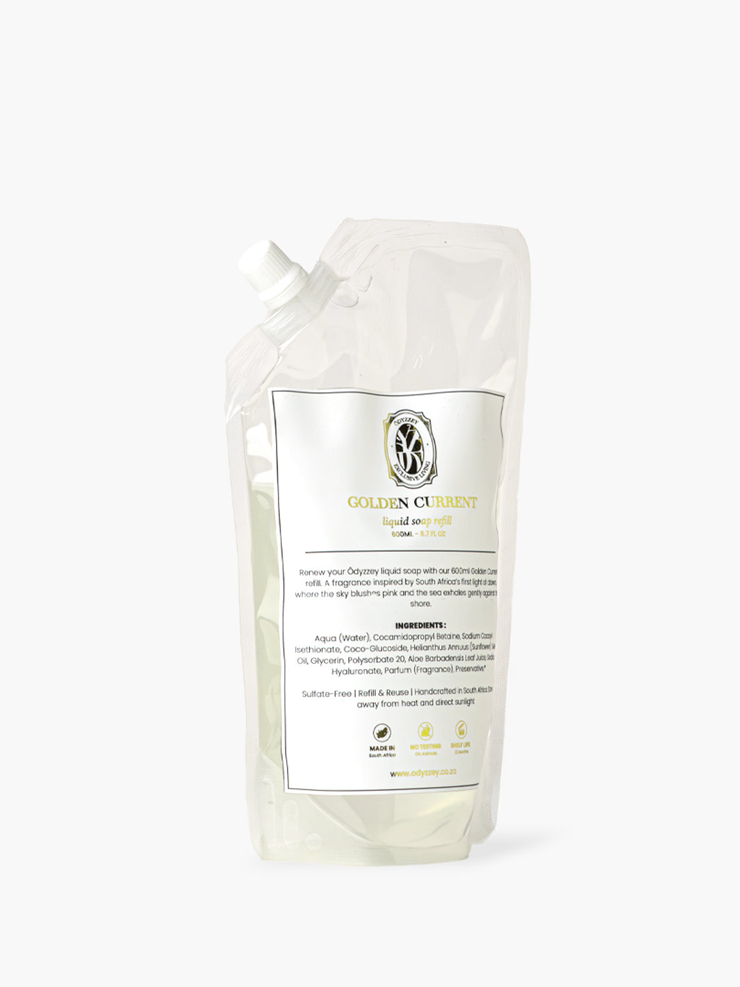 600ml Liquid Soap Refill // Golden Current