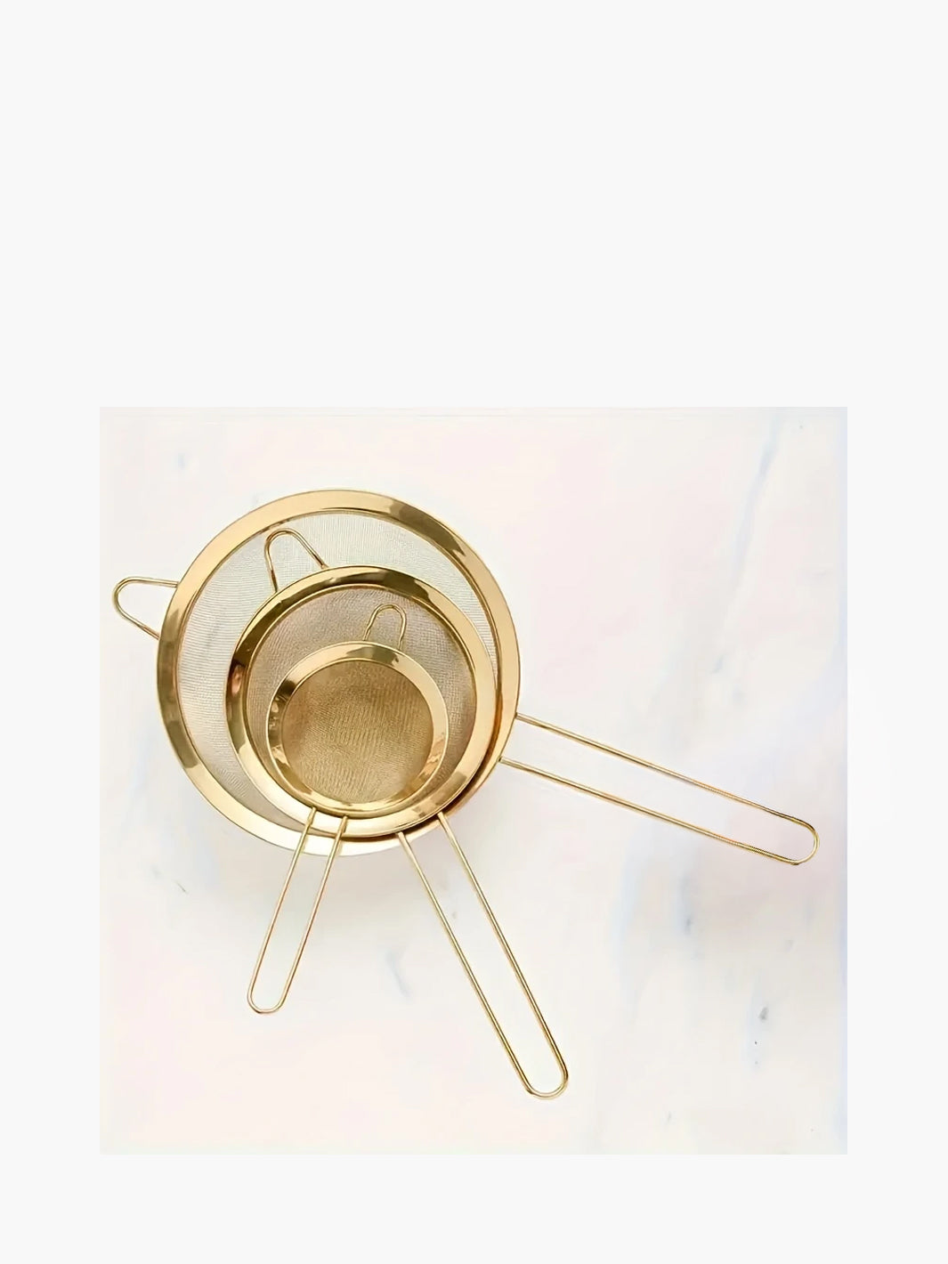 Golden Stainless Strainer Set of 3