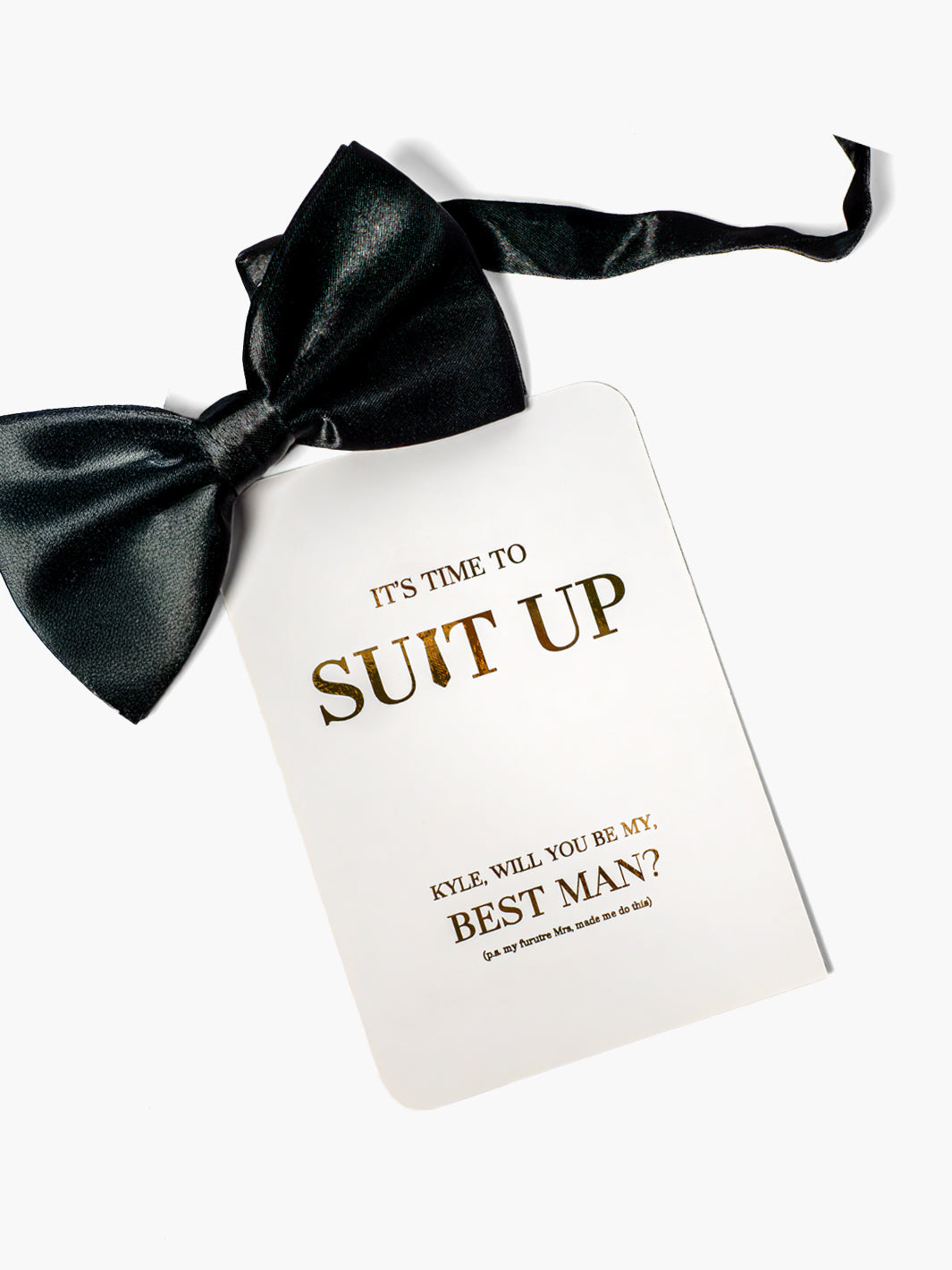 "It's Time To Suit Up" - Card