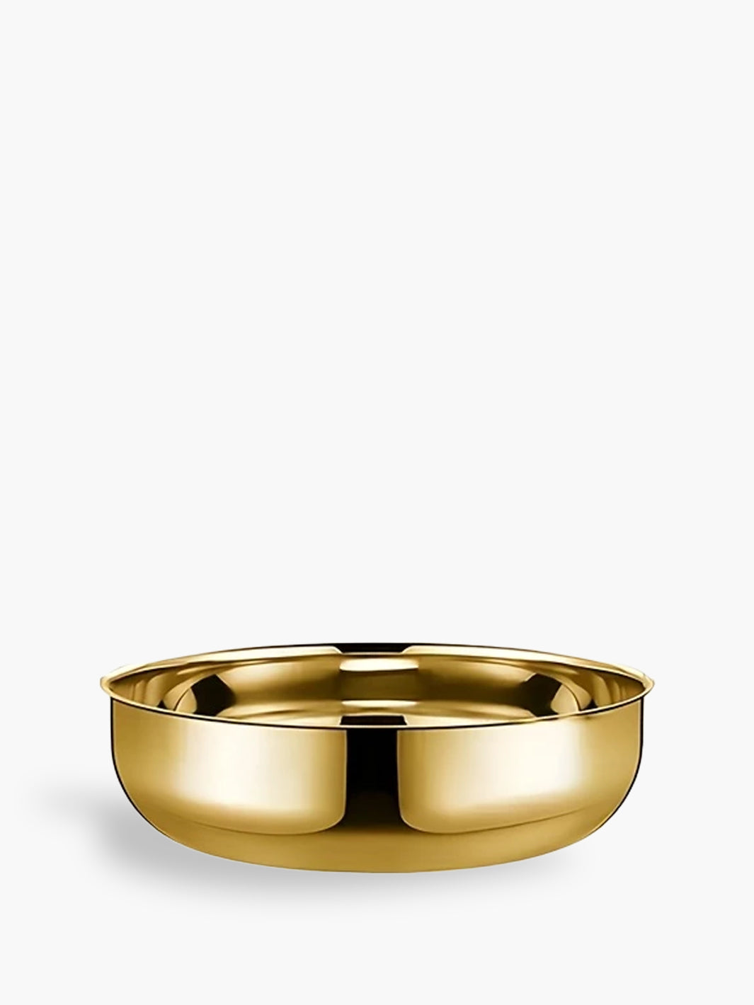 Large Golden Stainless Steel Salad Bowl // Set of 2