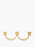 Metal Triple Candle Holder Set
