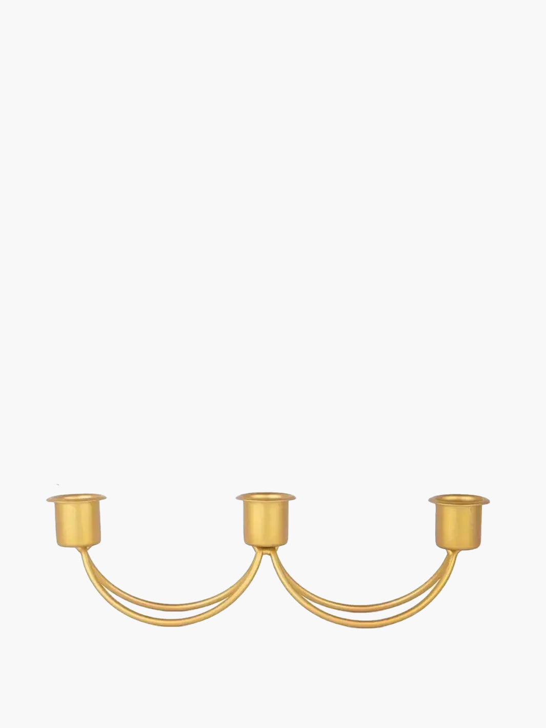 Metal Triple Candle Holder Set