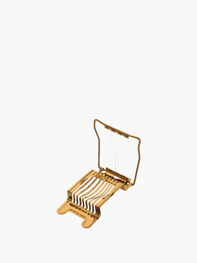 Gold Stainless Steel Egg Slicer