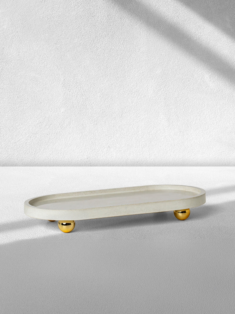 The Ruth Tray // Gold Feet
