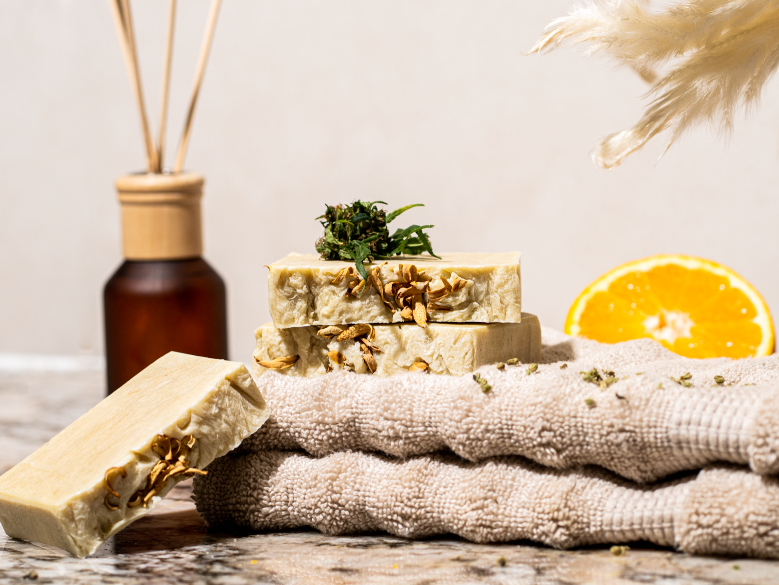 Orange // Cannabis Soap Bar